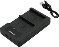 Replacement Battery Charger for Sony P/N: NP-QM51, NP-QM51D, NP-QM70, NP-QM71, NP-QM71D, NP-QM90, NP