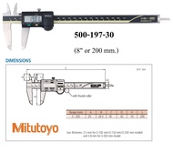 เวอร์เนียแบบดิจิทัล 0.01 มม. Digital Vernier Caliper Mitutoyo