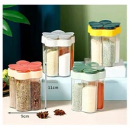 [QH] 5-Section Spice Rack 5-in-1 Spice Rack/ Kitchen Utensil/