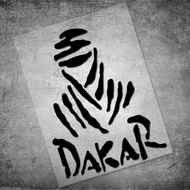 "Dakar Rally - Themed" Sticker Ideal for Motorcycle Fuel Tanks Helmet Visors Adding an Adventurous R
