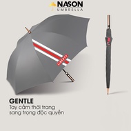 Ô dù thẳng cao cấp tán rộng 27 inch Tay cầm thời trang độc quyền Nason Umbrella - Khung sợi thủy tin