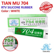TIAN MU 704 WHITE WHITE RTV SILICONE RUBBER GLUE SILICONE LED SEALANT TIANMU