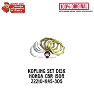 Clutch Set Disk HONDA CBR 150R Original - 22210K45305 - Disk Set Clutch - Clutch Set CBR 150R K45N -