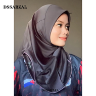 🔥Ready Stock🔥 Sport Black Hijab-Black Tudung Sukan Muslimah