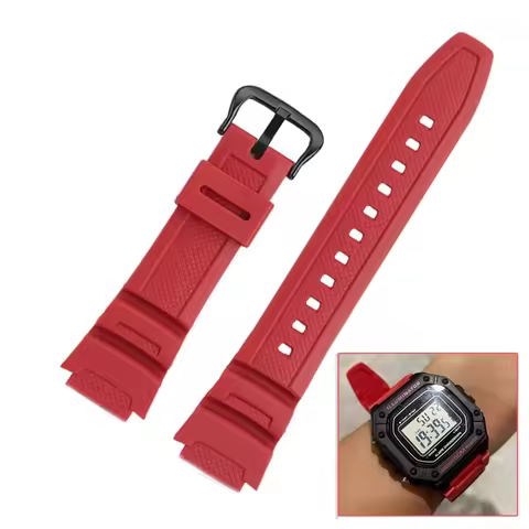 Silicone Strap Band For casio AQS810W SGW300H MRW200H AEQ110W AE1000W WS200H W800H W216H W-215 Rubbe