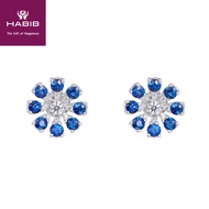 HABIB Fireworks Blue Sapphire Diamond Earring