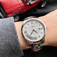 [Original] J.Bovier B26-1002-112M Elegance Sapphire Men's Watch with Silver Dial Silver Stainless St