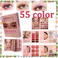 55-color Five-layer Pearlescent Matte Glitter Sequin Palette Stage Long-LastingEyeshadow Makeup Book