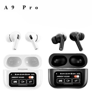 A9 Pro  LCD Display Screen Bluetooth Earphone ANC Noise Cancelling Earbuds Sports Music Headphones