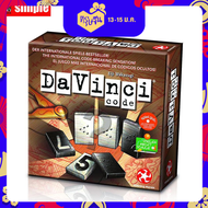 DaVinci รหัสเกมกระดานปริศนาตลกครอบครัวพรรคเกมผู้ปกครองเด็กการศึกษาเด็กสาวของขวัญคู่มือภาษาอังกฤษ