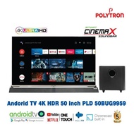 ==READY=== POLYTRON TV LED ANDROID 50Inch + Soundbar TV Android