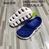 Crocs kids รองเท้าเด็ก รัดส้นเท้าได้ เหลือง C8