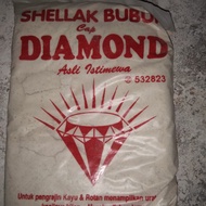 serlak sirlak shellac bubuk cap diamond