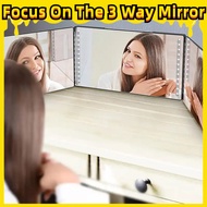 [Focus On The 3 Way Mirror]3 way mirror Three-fold Mirror Three-Sided Mirror Self-Service Haircut Re