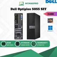 PC AMD Dell Optiplex 5055 SFF AMD RYZEN 5 PRO 2400G / 8GB RAM / 256GB NVME / Win 11 Home (Refurbishe