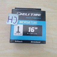 Delitire Tube Inner Tube 16x2.50-3.00 AV 35 mm 16 x 2.50-3.0 AV
