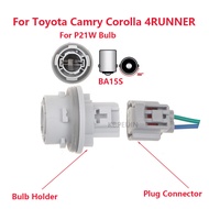 BA15S P21W Bulb Socket For Toyota Camry Turn Signal Light Holder Connector