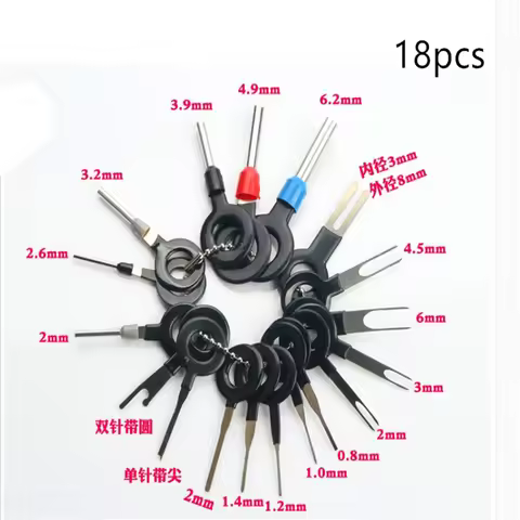 car 18pcs wire harness picking tool for Audi A3 8P 8L 8V C7 100 A4 B6 B8 B7 B5 A6 C5 C6 80 A5 Q5 Q7 
