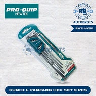 PRO-QUIP Long Hex Key Set 9 Pcs Extra Long Hex Key Set 9 Pcs RHTLHKS2