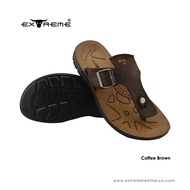 [Extreme] Genuine Leather Anti Slip Outdoor Travel Slip On Sandal for Men | Sandal Lelaki