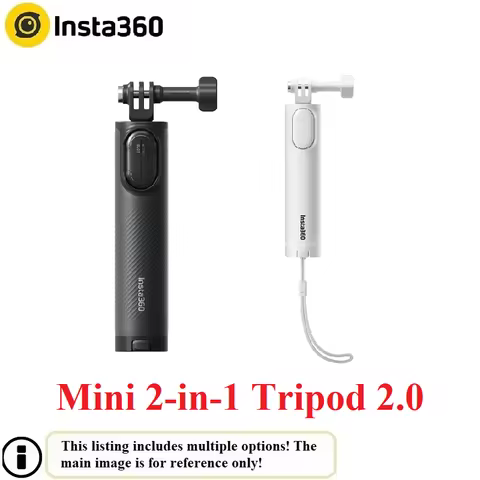 Insta360 Mini 2-in-1 Tripod 2.0 X4/X3/X2/GO Ultra / Ace Pro 2/GO 3S/ Link 2 For Insta360 Original Ac