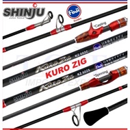 (10KG Max Load) Shinju Jigging Rod Kuro Zig Fuji Japan Guide Fishing Rod Spinning Casting Rod Butt J
