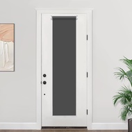 LazBlinds 100% Blackout Cordless Roll Up Blinds Thermal Insulated Light Blocking Shades for Front Do