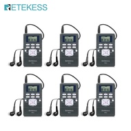 Retekess TR506 Portable FM Transmitter Low Power FM Transmitter for Church Parking Lot 400M Long Ran