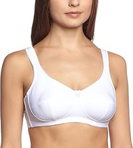 Jaqcuard Women's Soft Bra, White (White 00100), 44DD