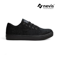 NEVIS Sepatu Sneakers Casual Pria Wanita Nvs 27 Sekolah Kets Kasual Hitam Polos Shoes Snekers Kerja