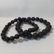 176# 砭石（BianShi）Volcano（安神 Peace）Natural Volcano Bianstone (BianShi) Bracelet 天然砭石手链