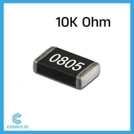 Resistor 10K 0805 SMD 10K Ohm 10 KiloOhm Kilo Ohm 5% SMD0805 IS