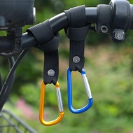 CYMX Stroller Hooks, Multicolor Aluminum Alloy Motorcycle Electric Hook, Carabiners Durable Handlebar Hook Wheelchair Stroller