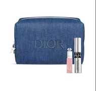 包郵 Dior 牛仔布化妝袋
