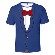 TM Detective Conan Tshirt Anime Unisex Tee For Kid Adult Cosplay Kaito Kiddo 3D Shirt Short Sleeve T