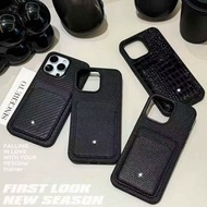 iPhone 手機保護套  商務版 萬寶龍插卡卡包8 手機殼 禮物 手機袋 保護套 蘋果 手機