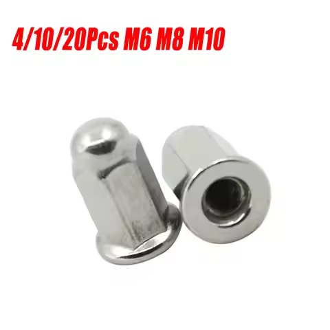 M6 M8 M10 Acorn Cap Nut Screw Bolt Hex Head Dome Metric 6mm x Thread Pitch 1.0 for Yamaha AS2 G5S G7