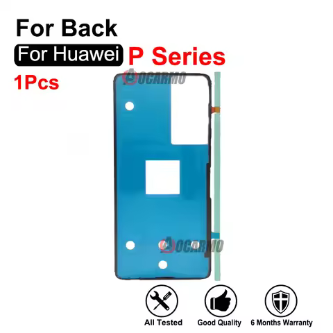 Rear Door Sticker For Huawei P10 P20 P30 P40 Lite 5G P40Pro+ P50 Pro P60 Back Cover Adhesive Tape Gl