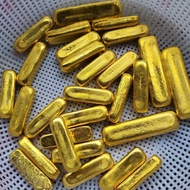 Nordic Gold Imitation Bar Fire Cooling No Color Changing Melting About 100g One Hongda Life Museum