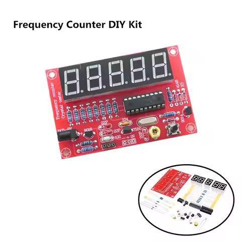 DIY Digital LED Frequency Counter 1Hz-50MHz USB 5V Crystal Oscillator Meter Tester Kit