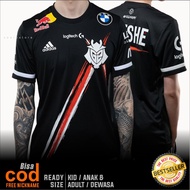 Jersey G2 2021 ESPORT Car LEGEND PUBG FREE FIRE DOTA Game