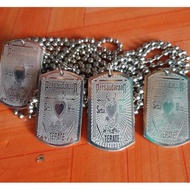PSHT symbol monel necklace