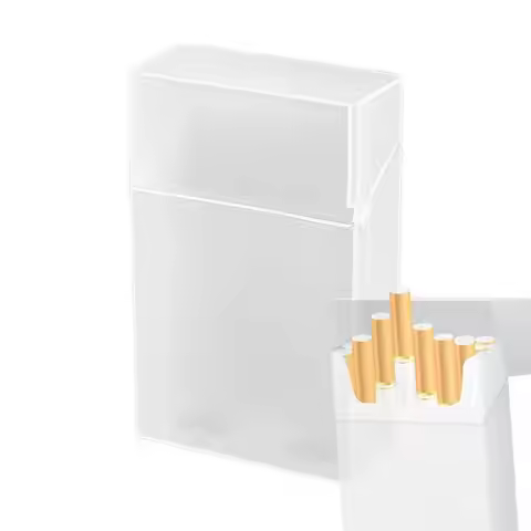 Cigarettes Box Clear Transparent Cigarettes Container And Case For Women Stylish And Durable Cigaret