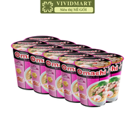 [SET 10 LY] - MASAN - Mì ly Omachi (KHÔNG THỊT) 3 hương vị: Xốt Bò Hầm/ Sốt Bò Hầm Sườn Hầm Ngũ Quả 