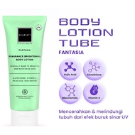 Scarlett Whitening Body Lotion Tube 180ml / BPOM Scarlet Body Lotion Kemasan Tube / Lotion scarlett