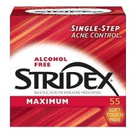Stridex 一步治療痤瘡軟貼 水楊酸棉片 55片/盒
