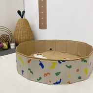 Children Folding Game Ball Pool Baby Ocean Ball Pool Multifunctional Playpen Storage Fence Swimming 