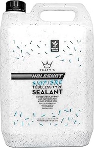 Peaty's Holeshot Biofibre Tubeless Tyre Sealant, Fast Acting Puncture Repair, Seals Up to 6mm Holes 