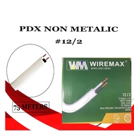 (MM Voltage) WIREMAX brand Pdx / Loomex Wire / Duplex Solid Wire / Dual Core Flat Wire 14/2 12/2 10/