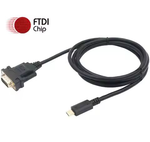 FTDI FT232RL USB C TYPE C to DB9 RS232 Serial Adapter Converter Cable 6ft Support Win11/10/8/7/XP/An